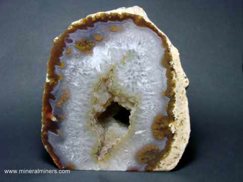 Agate Geodes: natural agate mineral specimens