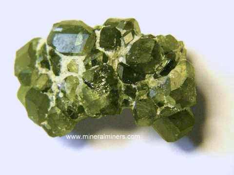 Demantoid Mineral Specimens