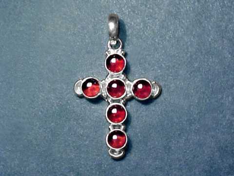 Gemstone Cross Jewelry: Gemstone Cross Pendants and Gemstone Cross Necklaces