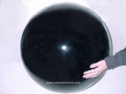 Giant Obsidian Spheres