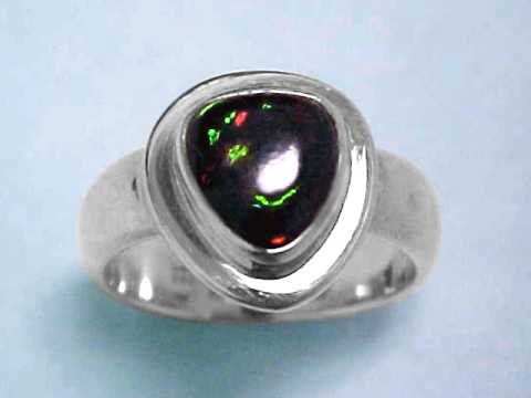 Boulder Opal Ring