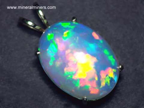 Opal Jewelry: Natural Ethiopian opal jewelry