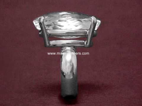 Rock Crystal Quartz Ring