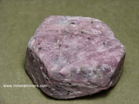 Pink Sapphire Crystal Specimen