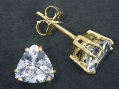 White Sapphire Earrings and Jewelry
