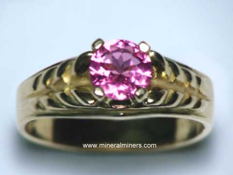 Pink Tourmaline Rings