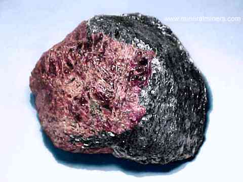 Almandine Garnet Mineral Specimens in Biotite-Sillimanite Schist Matrix