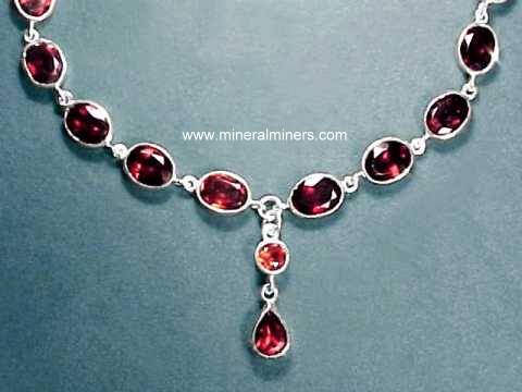 Almandine Garnet Jewelry