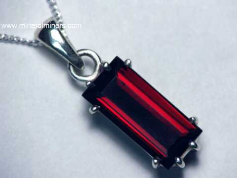 Red Garnet Pendant