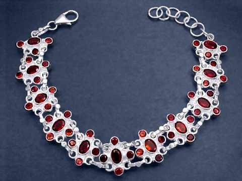 Almandine Garnet Bracelets