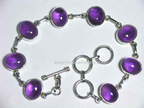 Amethyst Bracelets (natural color amethyst bracelets)