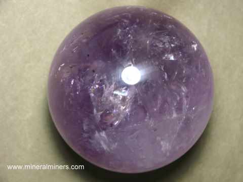 Amethyst Spheres: collectable mineral spheres of natural amethyst