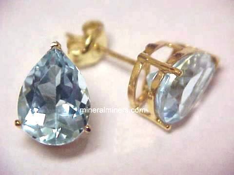 Natural Crystal Gemstone Teardrop-Shaped Earrings