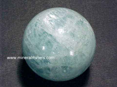 Aquamarine Mineral Sphere