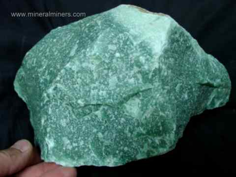 Green Aventurine Rough Specimens: natural green fuchsite mica in quartzite