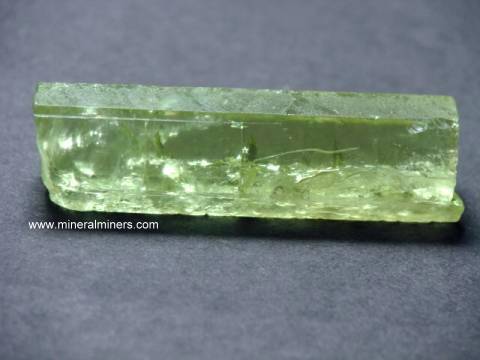Green Beryl Facet Rough