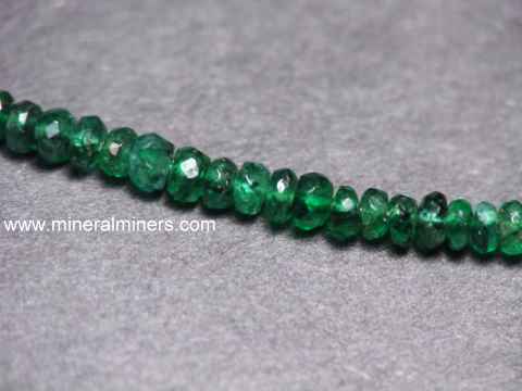 Emerald Bead Necklaces