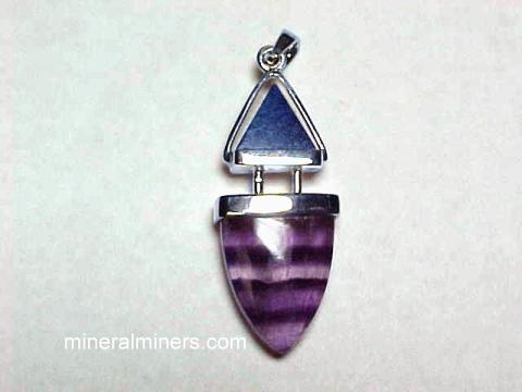 Fluorite Jewelry: fluorite pendant