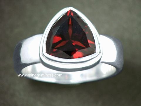 Red Garnet Jewelry: Pendants, Earrings, Bracelets, Necklaces and Rings