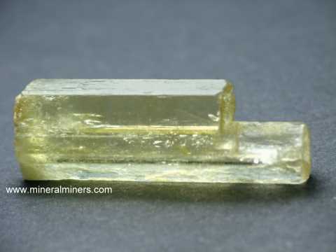 Golden Beryl Facet Rough