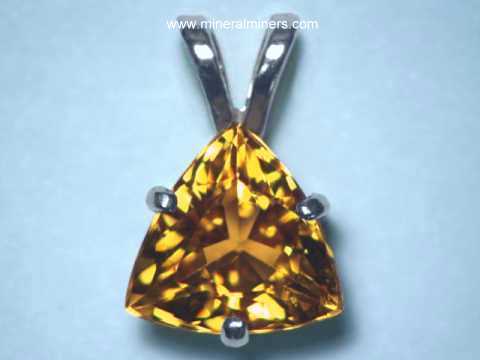 Golden Beryl Pendant