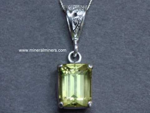 Heliodor Gemstone Necklaces