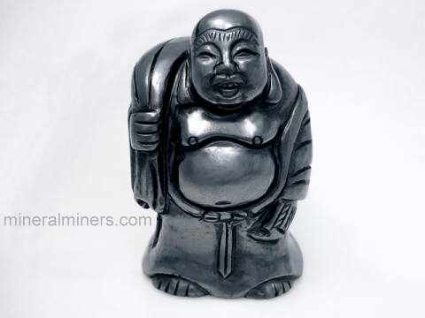 Hematite Buddha Carving