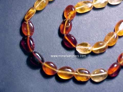 Hessonite Garnet Necklaces