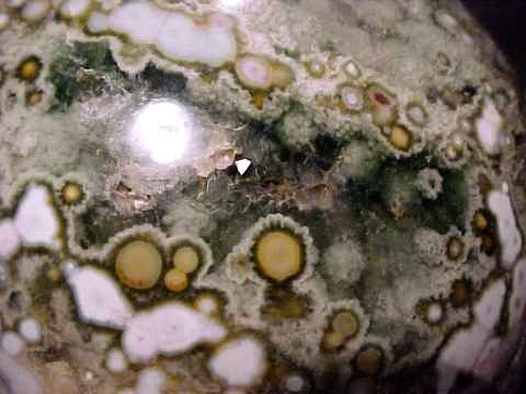 Jasper Sphere: ocean jasper sphere