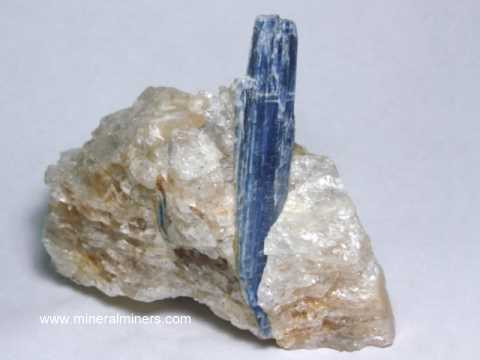 Kyanite Crystals in Matrix and Kyanite Mineral Specimens