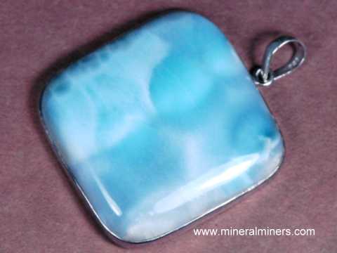 Natural Larimar Jewelry