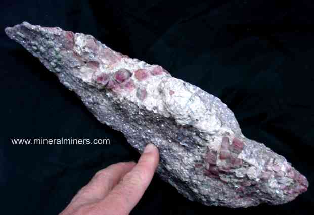 Large Lepidolite Decorator Mineral Specimens with Pink Tourmalines