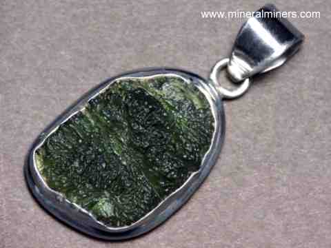 Moldavite Jewelry (natural moldavite jewelry)