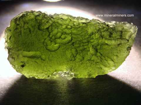 Moldavite Specimens: genuine moldavite