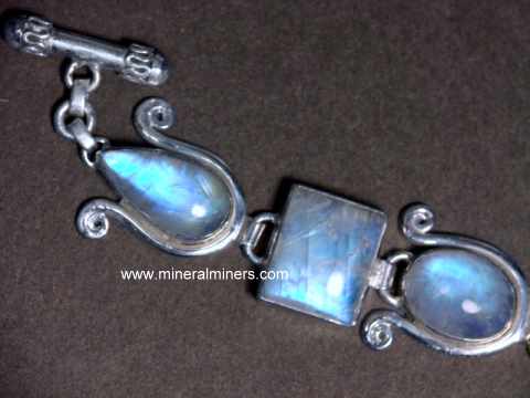 Rainbow Moonstone Bracelets