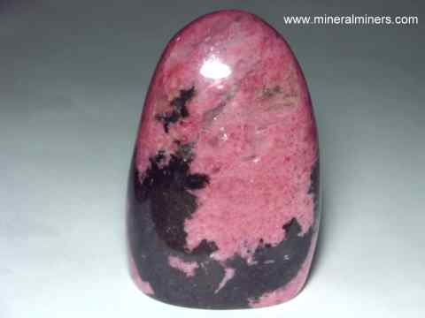 Rhodonite Free Form Carvings and Sculptures