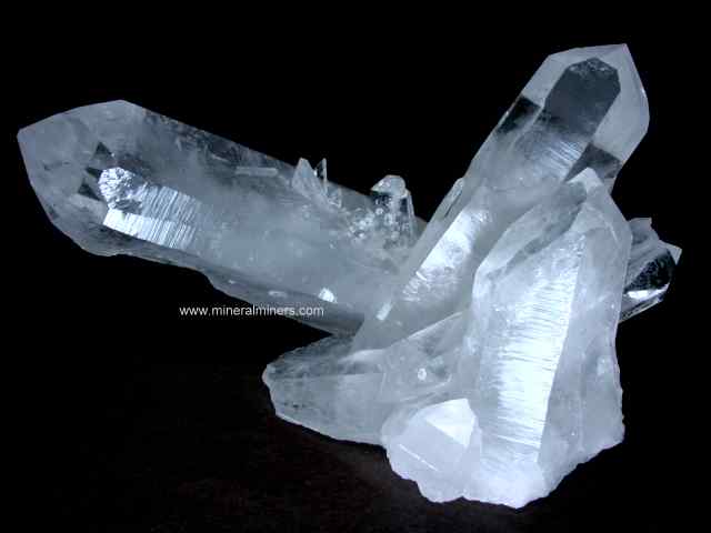 Rock Crystal Quartz Mineral Specimens