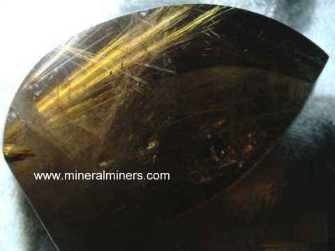Rutile in Quartz Mineral Specimens