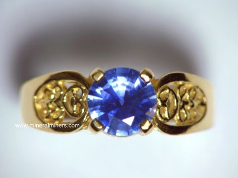 Blue Sapphire Rings: Natural Ceylon Blue Sapphire Rings