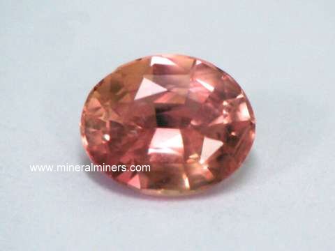 Padparadscha Sapphire Gemstone: natural color genuine padparadscha gemstones!