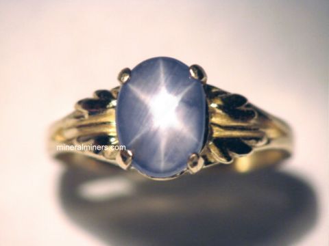 Star Sapphire Ring: Natural Star Sapphire Ring