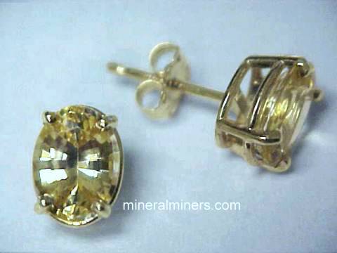 Yellow Sapphire Jewelry and Earrings