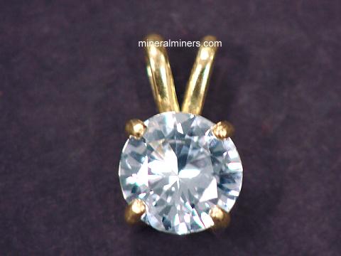 White Sapphire Pendant