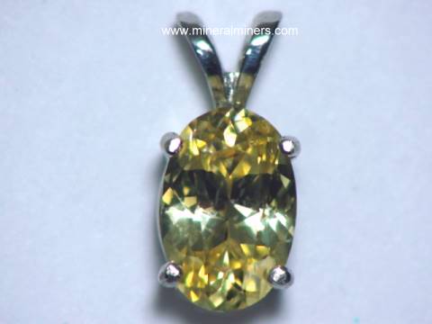 Yellow Sapphire Pendants