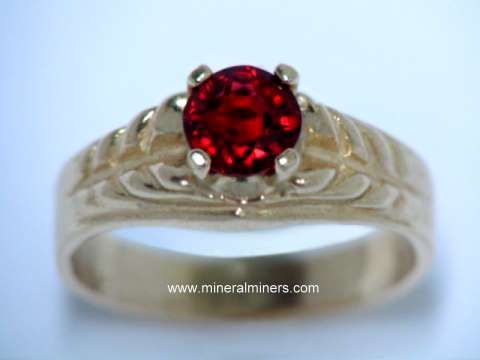 Red Spinel Rings