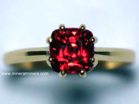 Natural Red Spinel Jewelry