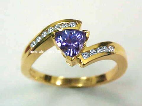 Genuine on sale tanzanite rings