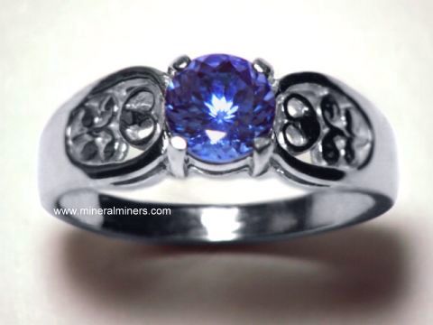 Tanzanite Ring: 14k Gold Tanzanite Ring