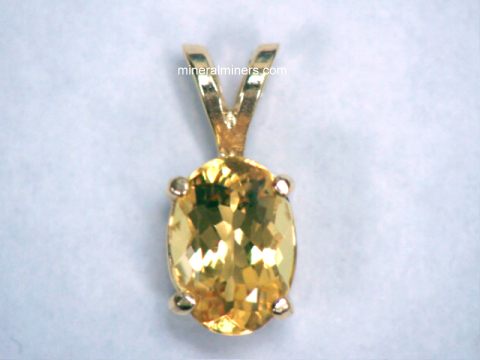 Natural Golden Topaz Jewelry