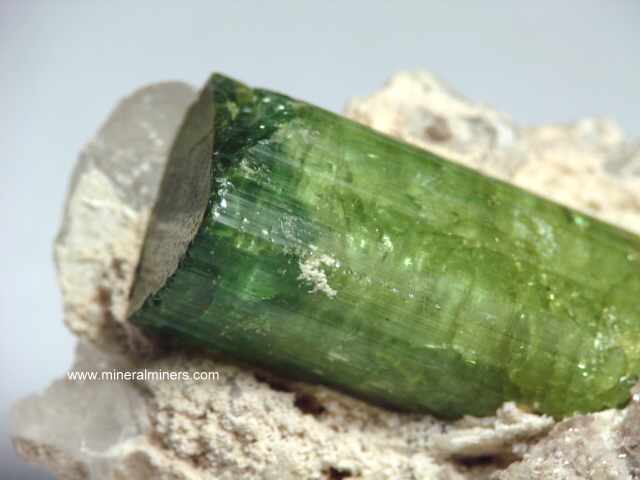 Green Tourmaline Crystals